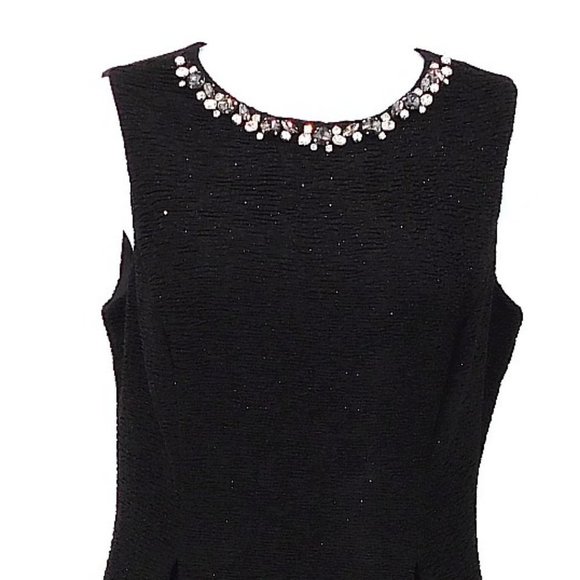 Jessica Howard Black Sleeveless Evening Dress - Picture 3 of 10